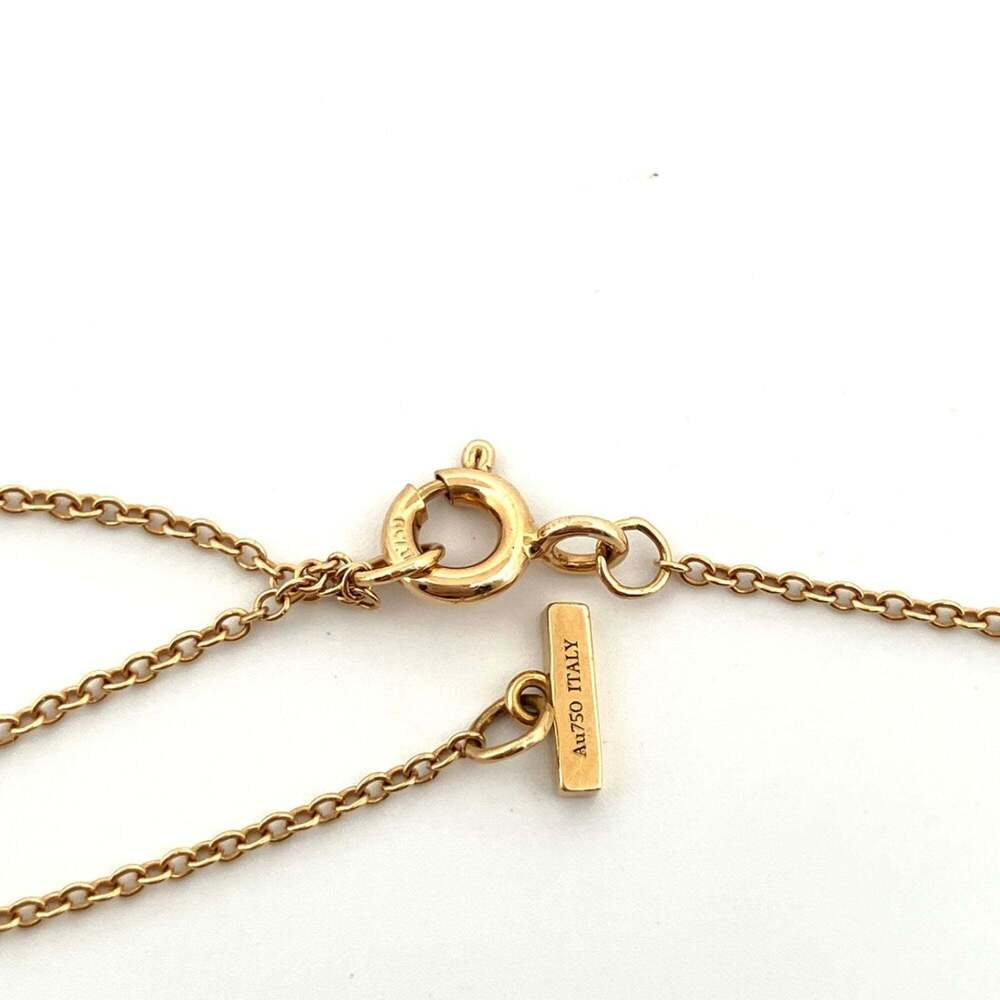 TIFFANY Gold Diamond Necklace - Picture 4 of 7